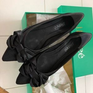 J. Renee velvet & satin dress flats
